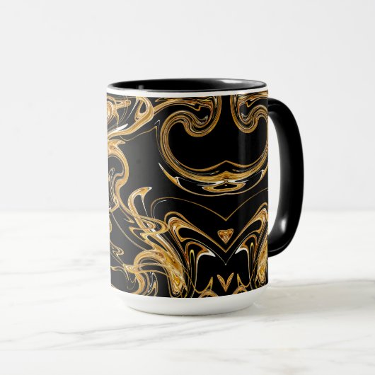 Mug Black and Gold (Devant droit)
