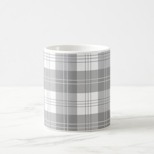 Mug Black and White Buffalo Plaid (Centre)