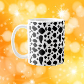Mug Black and White Cow Print Pattern Farmhouse 