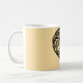 MUG BLACK AND WHITE PEACE HEART (Gauche)