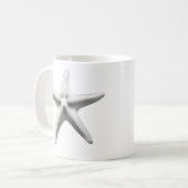 Mug Black and White Starfish (Devant gauche)