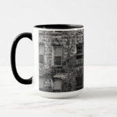 Mug Black and White Stone Architecture  (Gauche)