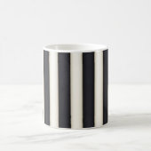 Mug Black & Antique Blanc Victorien Stripes (Centre)