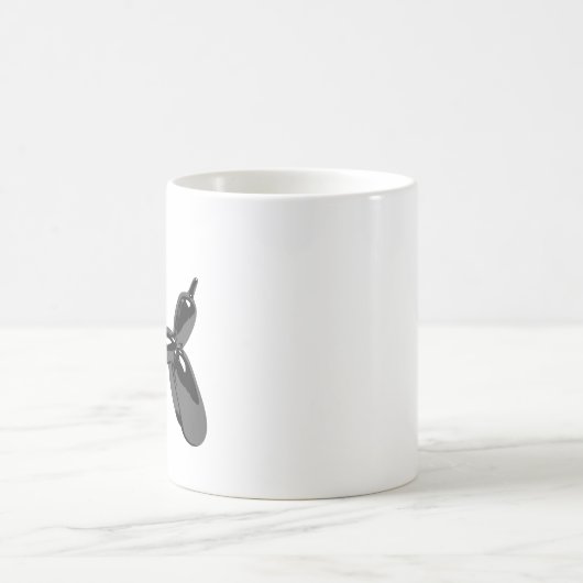 Mug Black Balloon Dog  (Centre)