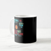 Mug Black Basketball Stuff Coach Joueur équipe Red Hea (Devant gauche)