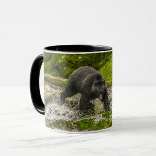 Mug Black Bear Fishing Qua Creek Colombie-Britanniqu
