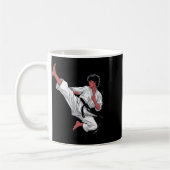 Mug Black Belt Karate Fighter (Gauche)