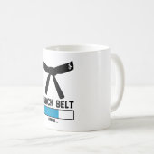 Mug black belt loading martial arts karate taekwondo (Devant droit)
