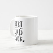 Mug Black "Best Dad Ever" For Father's Day (Devant gauche)