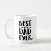 Mug Black "Best Dad Ever" For Father's Day (Gauche)