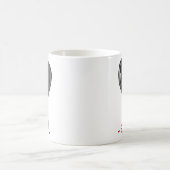 Mug Black Bleeding Cut Open Broken Heart Goth Valentin (Centre)