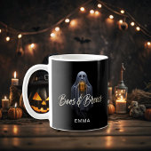 Mug Black Boos & Brews Fantôme Halloween