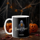Mug Black Boos & Brews Fantôme Halloween