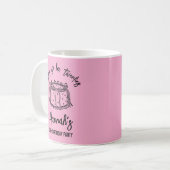 Mug Black Bow Tying Up Her Twenties 30th Birthday (Devant gauche)