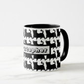 Mug Black Bull Design (Devant droit)