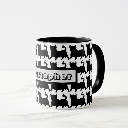 Mug Black Bull Design (Devant droit)