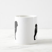 Mug Black Carlin Chien Silhouettes Carlin Maman Person (Centre)