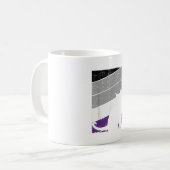 Mug Black Cat Aexuel Pride Kitten Lover LGBT-Q Fier (Devant gauche)