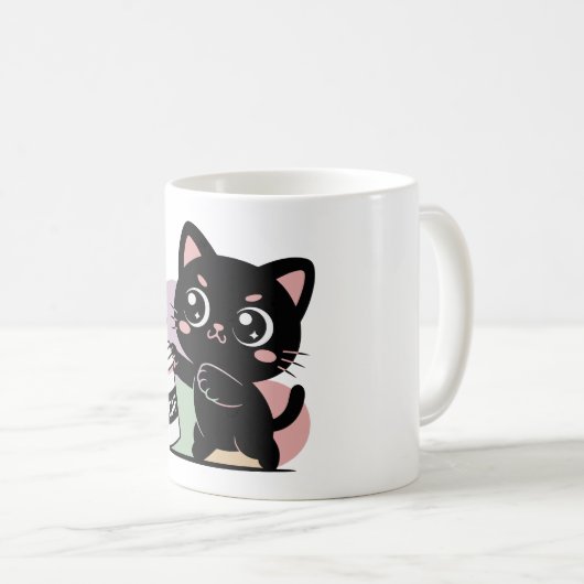 Mug Black cat Coffee ( Decaff ) (Devant droit)