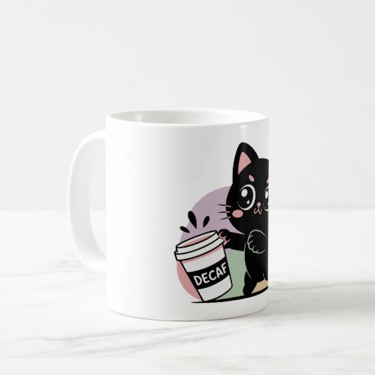 Mug Black cat Coffee ( Decaff ) (Devant gauche)