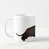 Mug  Black Cat Coffee Mug, Two-Tone Ceramic, Cat Lover (Gauche)