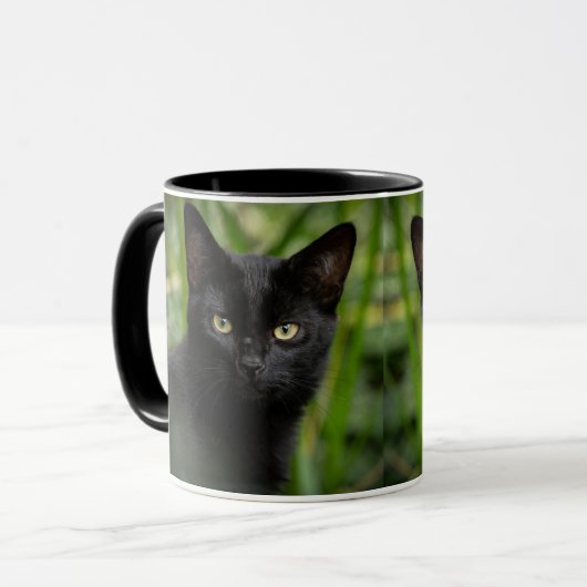 Mug Black Cat Double Sided (Devant gauche)