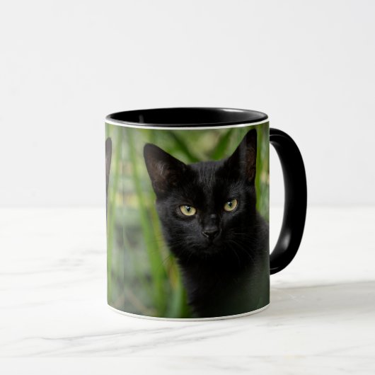 Mug Black Cat Double Sided (Devant droit)