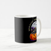 Mug Black Cat Halloween Funny Pumpkin Costume Gift  (Devant droit)