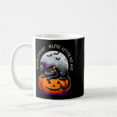 Mug Black Cat Halloween Funny Pumpkin Costume Gift  (Gauche)