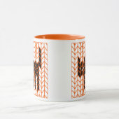 Mug BLACK CAT KNIT Combo Orange (Centre)