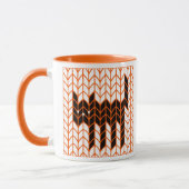Mug BLACK CAT KNIT Combo Orange (Gauche)