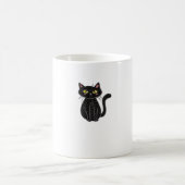 Mug Black Cat Magic - Cute & Éffrayante Halloween Cat  (Centre)