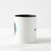 Mug BLACK CAT | Minimalist Modern Pop Black Cat (Centre)