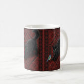 Mug Black Cat on Moroccan Rug  (Devant droit)