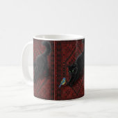 Mug Black Cat on Moroccan Rug (Devant gauche)