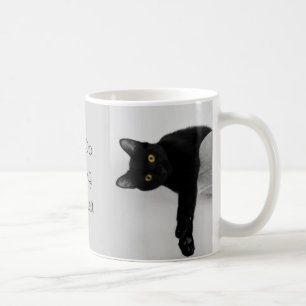 Mug Black Cat se détendre sur un canapé
