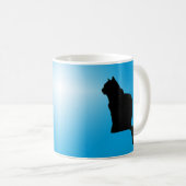 Mug - Black Cat Silhouette et Star (Devant droit)