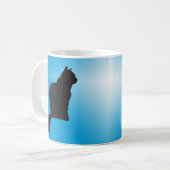 Mug - Black Cat Silhouette et Star (Devant gauche)