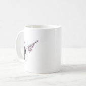 Mug Black Cat Skeleton Hand Boop Valentines Day Pet O (Devant gauche)
