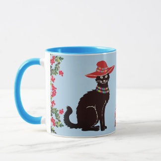 Mug Black Cat X-mas