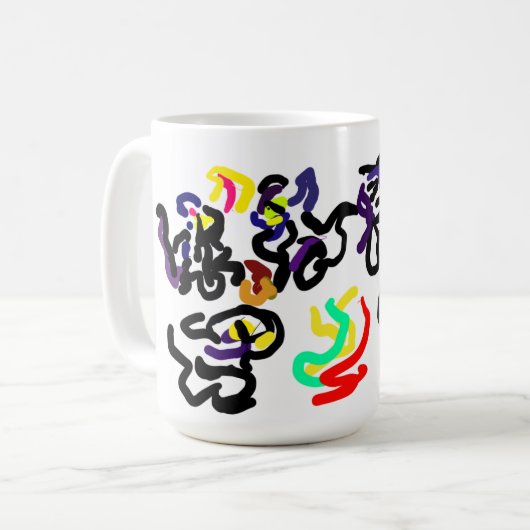 Mug Black  Cats party (Devant gauche)