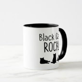 Mug Black Cats Rock (Devant droit)
