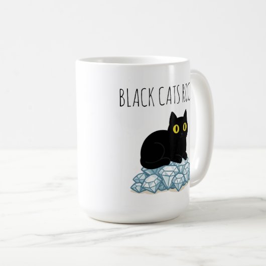Mug Black cats rock (Devant droit)
