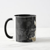 Mug Black Champagne Gold Cowhide (Gauche)