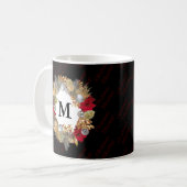 Mug Black Christmas Wath JESUS Monogramme (Devant gauche)