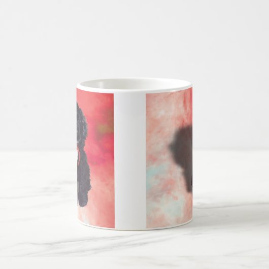 Mug Black Cocker Spaniel Puppy - Abby (Centre)