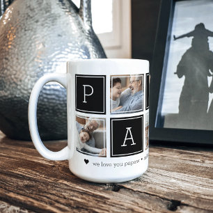 Mug Black Collage de bloc-photo Papaw 5