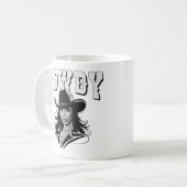 Mug Black Cowgirl Western Rodeo Texas Black History (Devant gauche)