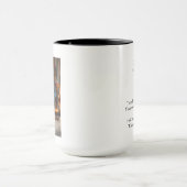 Mug Black Cross and Poem Photo Memorial (Centre)