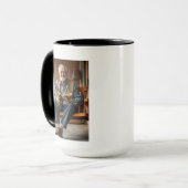 Mug Black Cross and Poem Photo Memorial (Devant gauche)